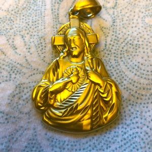Brass Jesus Christ pendant
